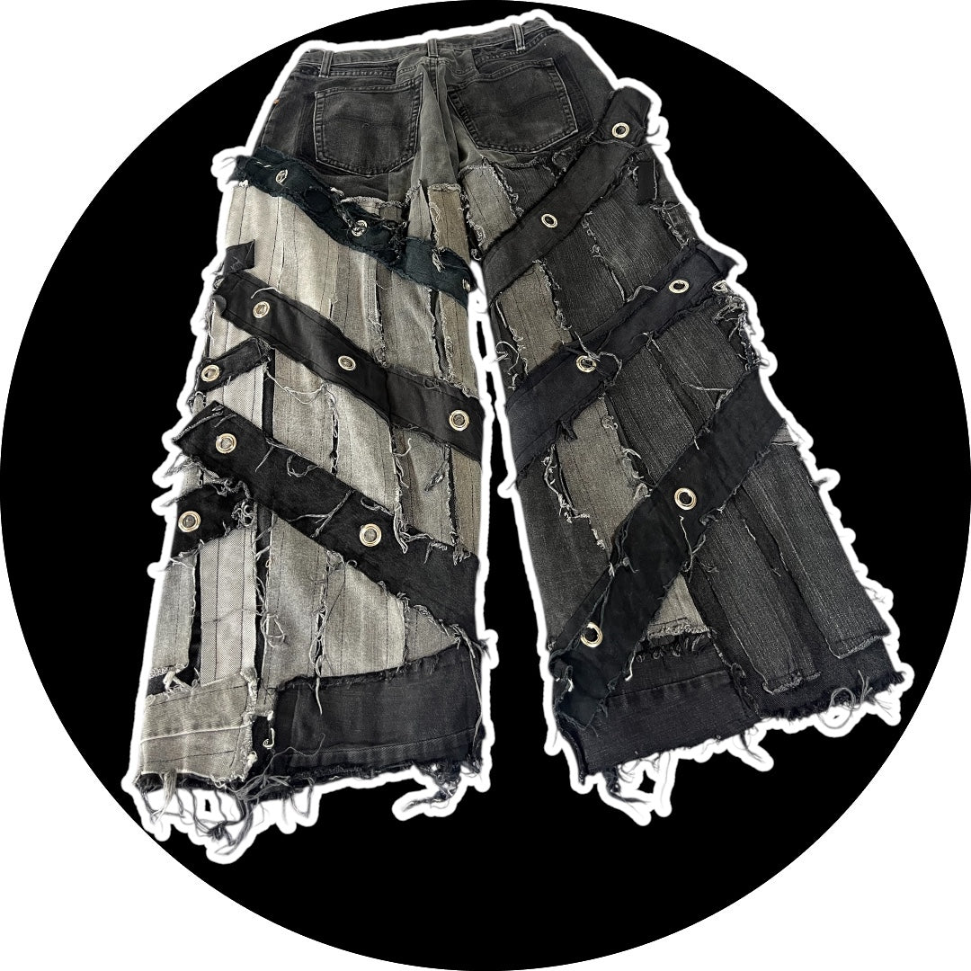 Patchwork Pants - Rings design, 24"-30"