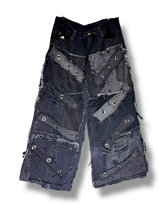 Patchwork Pants - Rings - Limited design, 27"-34"