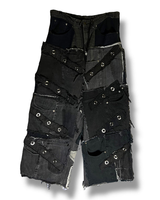 Patchwork Pants - Rings - Limited design, 27"-34"