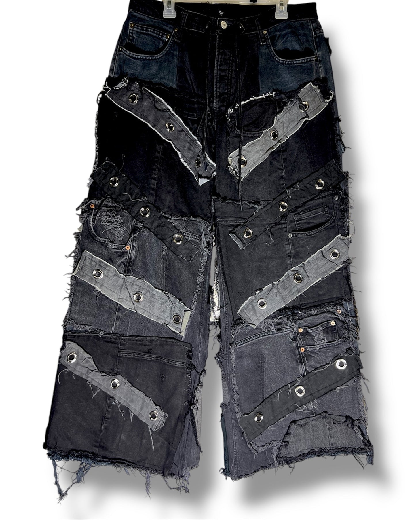 Patchwork Pants - Rings - Limited design, 27"-34"