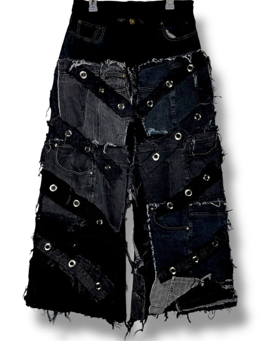 Patchwork Pants - Rings - Limited design, 26"-32"