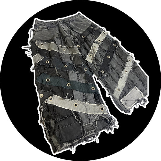 Patchwork Pants - Rings design, 30"-38"
